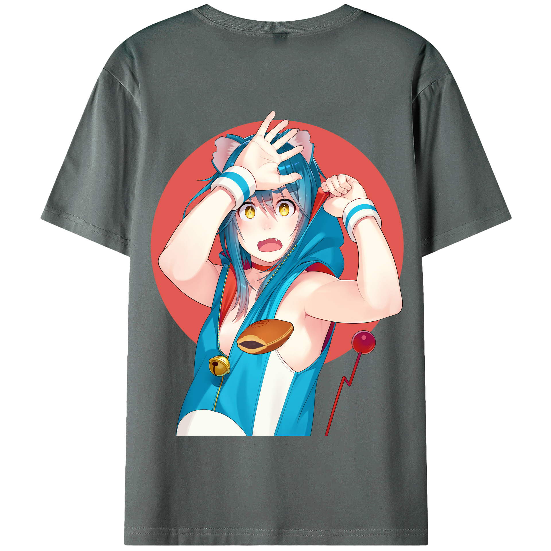 （画像用） ドラえもん Doraemon 綿100％半袖Tシャツ（背面プリント）